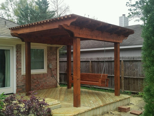 12x12 Premium Western Red Cedar Pergola