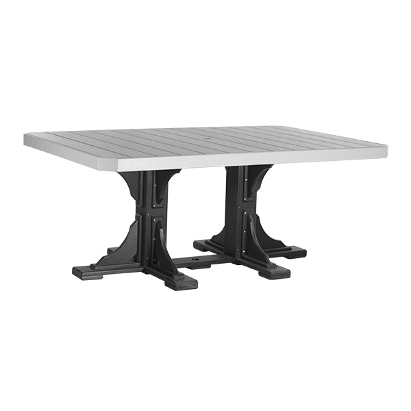 LuxCraft 4x6 Rectangular Dining Set