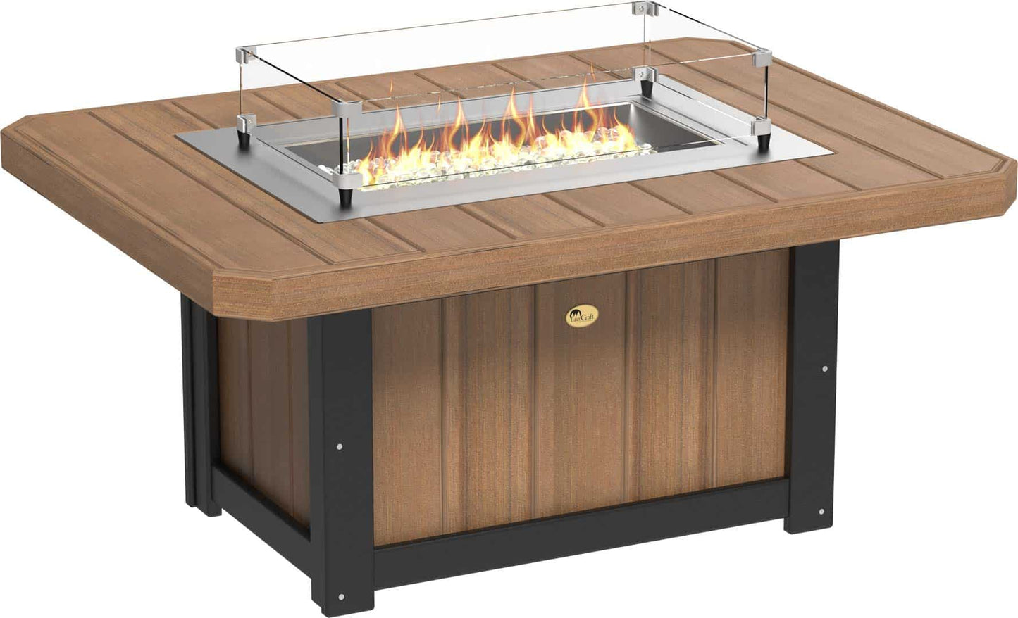 LuxCraft Lumin Fire Pit 51″ Rectangular