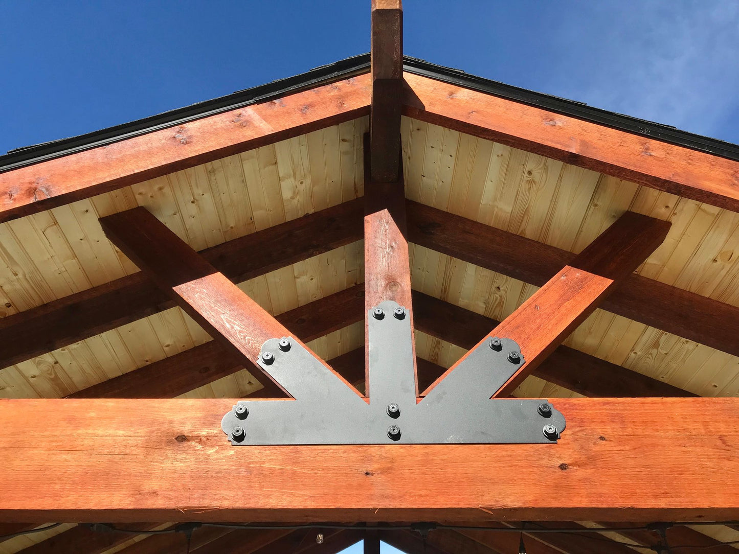 16x16 Premium Western Red Cedar Pavilion